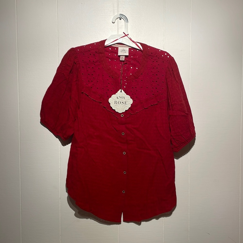 Red Knox Rose Women’s Short Sleeve